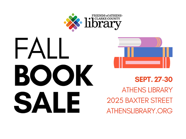 athens-clarke county library fall book sale